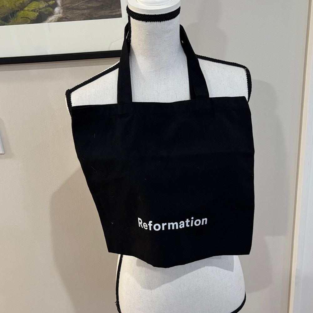 Reformation Classic Black Tote